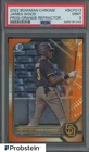 2022 Bowman Chrome Prospects James Wood RC Orange Refractor /25 PSA 9