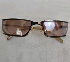 Vintage Y2K Von Dutch Mobster Style Sport Mob Sunglasses Narrow Rectangle 2372A