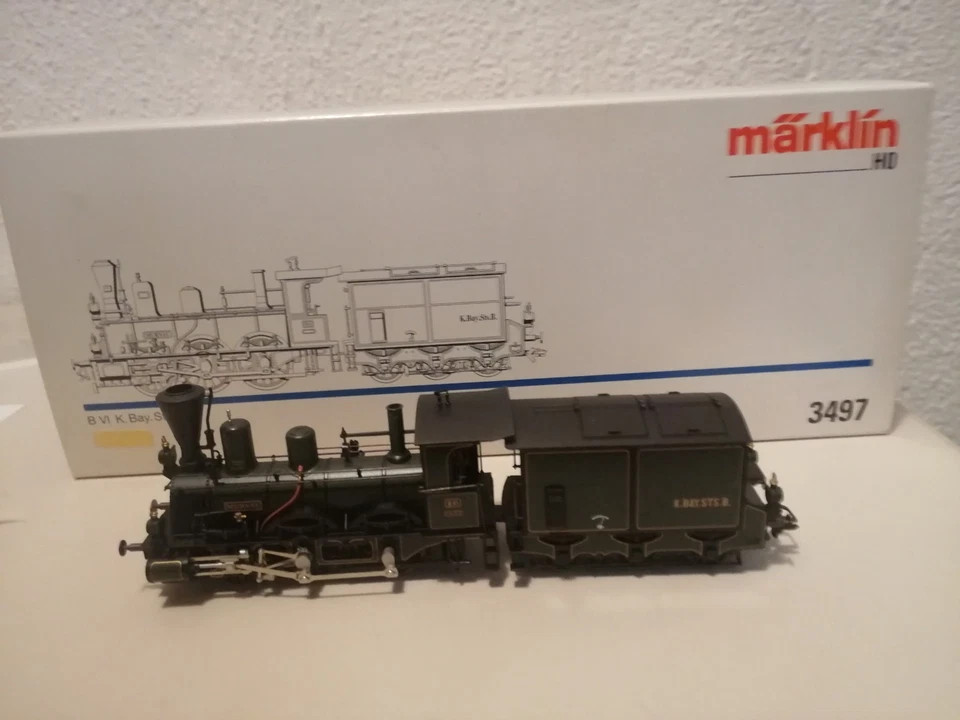 märklin ho lokomotive 3497 (B VL K.Bay Sts.B ) - Bild 2 von 2