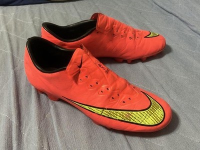Nike Mercurial Vapor X HG-V Red 649235 690 US 8.5 Football Soccer