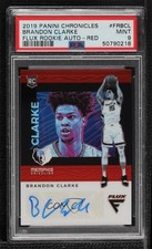 2019-20 Panini Chronicles Flux Rookie Red Brandon Clarke PSA 9 MINT Auto 8d2