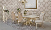 Italienische MöBel Esszimmer + 6X StüHle Lehn Stuhl Gruppe Garnitur Jvmoebel ®