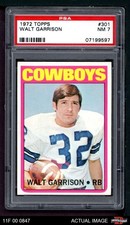 1972 Topps #301 Walt Garrison Cowboys Oklahoma St PSA 7 - NM