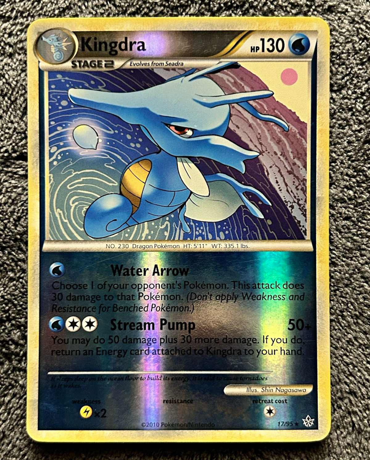 Kingdra 17/95 Unleashed Holo