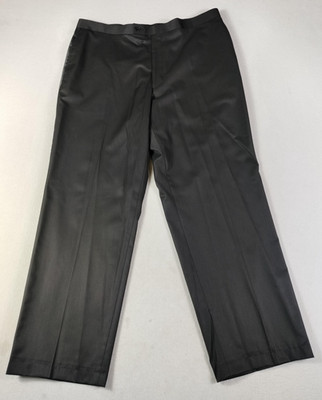 Sean John Dress Tuxedo Pants Mens 40 Black Satin Strip Formal Wedding Party
