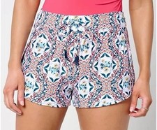 Jantzen Cover-Up Swim Over-Short-Multi Ceramic-Reg 16 A596111 NEW