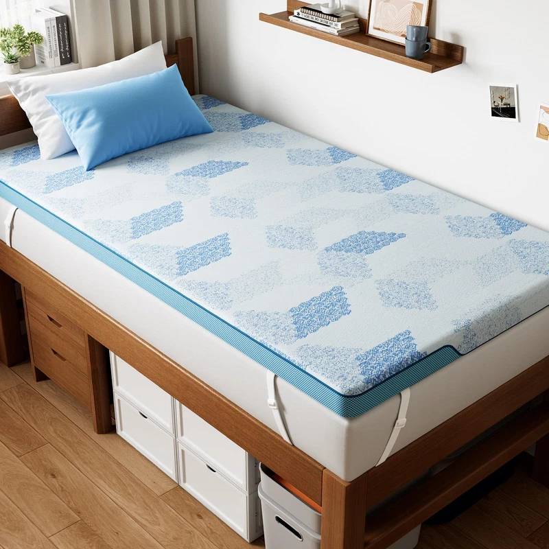 Perlecare Twin Mattress Topper -3 Inch Cooling Gel Memory Foam Bed Topper