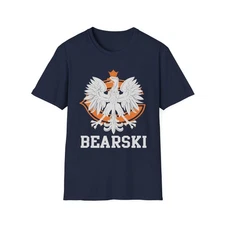 Chicago Polish Pride Football Bearski T-Shirt, Casual Wear, Gift, Heritage 