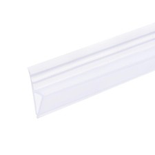 Frameless Glass Shower Door Sweep 59.06" for 1/4" 6mm Glass H-Type Seal Strip