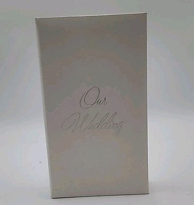 Our Wedding VHS Video Tape Storage Case Clamshell Keepsake