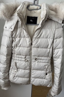 Damen Winterjacke Beige Zara Gr. S