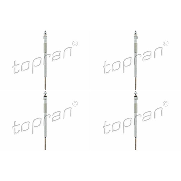 4X Topran GlÜHkerzen 820 423 Passend FüR 4-ZYLINDER KIA Carnival K2900-image