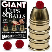 Giant Cups and Balls Magic Routine