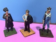 3 Napoleonic Era Soldiers Two French One Russian