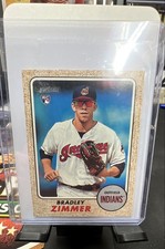 2017 Topps Heritage High Number - Bradley Zimmer #576 Mini Variation 11/100 (RC)