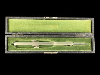 Keuffel & Esser Co Germany Proportional Divider Drafting Tool Original Case