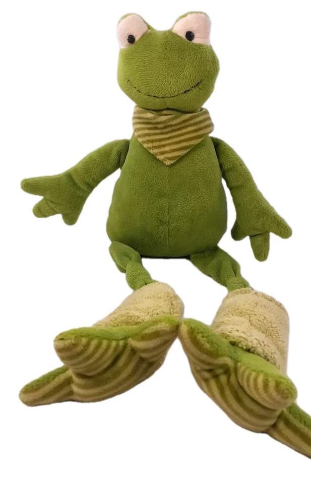 peluche Grenouille Verte Les Petites Maries  grand modèle 49 cm doudou - Photo 2/4