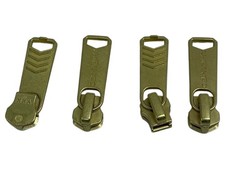 Lot of 4x Carhartt Zipper Pulls Gold YKK Size 5