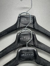 3 KITON Coat Jacket Hanger BK Size 46 Heavy Duty Composite Wood Grain 18 in