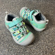 Keen Green Gray Little Kids Girls Toddler's Size 11 Comfort Casual Walking Shoes