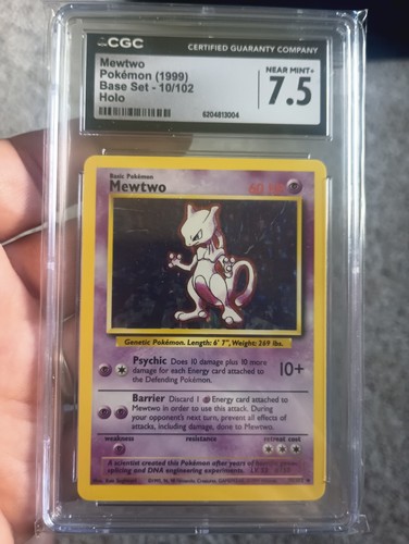 Mewtwo graded CGC 7.5 for sale on eBay