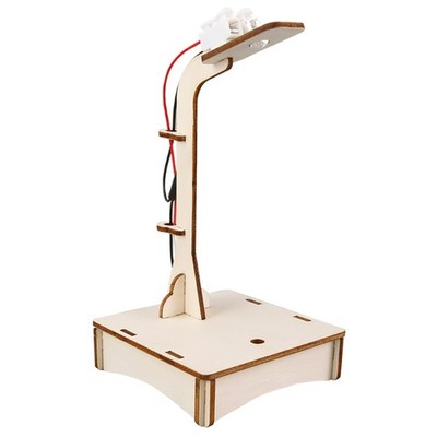 Handmade Wooden Intelligent Sound Sensing Table Light Assembly For School Lab
