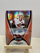 2025-26 Upper Deck Allure Thomas Chabot #78 Red Rainbow Auto