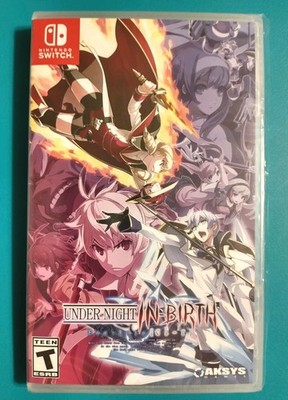 Under Night In-Birth Exe: Late[Cl-R] Nintendo Switch; New Factory Sealed Y Folds