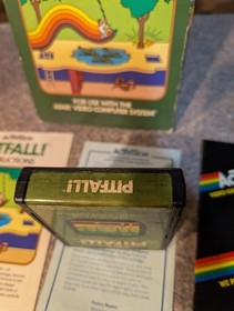 Atari 2600 Pitfall CIB Complete In Box Tested Combine Ship 