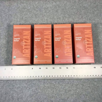 Artizan Nespresso Original Coffee Organic Kenya Pods 18 Capsules x 4 Boxes New