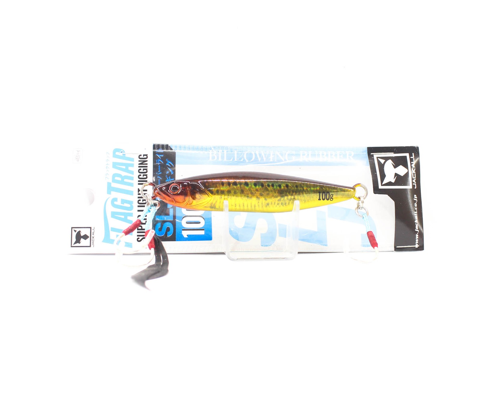 Jackall Metal Jig Flag Trap 100 grams Red Gold Iwashi (7916)