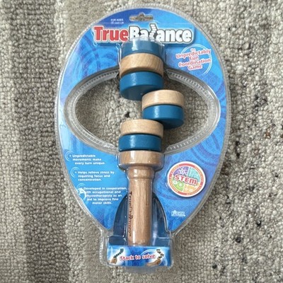 Excite True Balance Brain Teaser Wooden Blue Strategy Game for Ages 8+