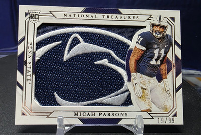 2021 Panini National Treasures Rookie Micah Parsons Nittany Lions Patch* READ 