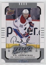 2015-16 Upper Deck MVP Silver Script PA Parenteau #9 z6b