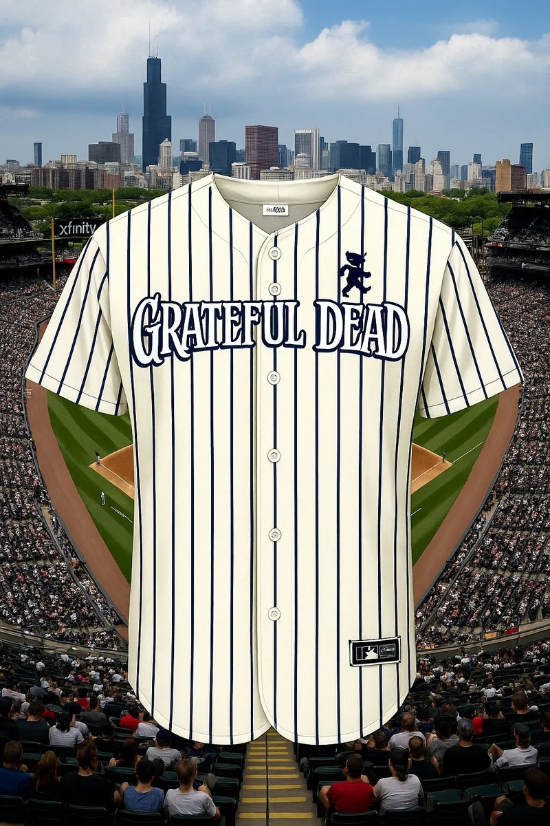 Chicago White Sox Grateful Dead Jersey Size M OR XL SGA 8/12/25