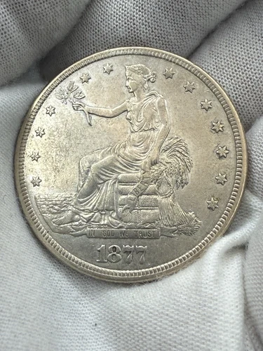 1877-S Trade Dollar, Choice XF Tough Silver $ T53