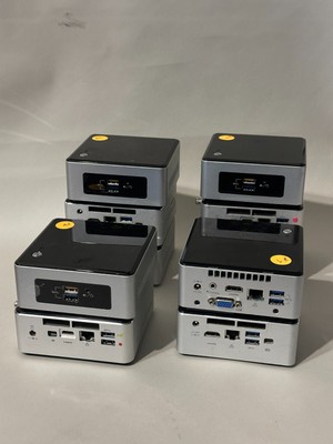 Lot of 10 Intel NUC Mini PC's Different Specs & All Listed in Description