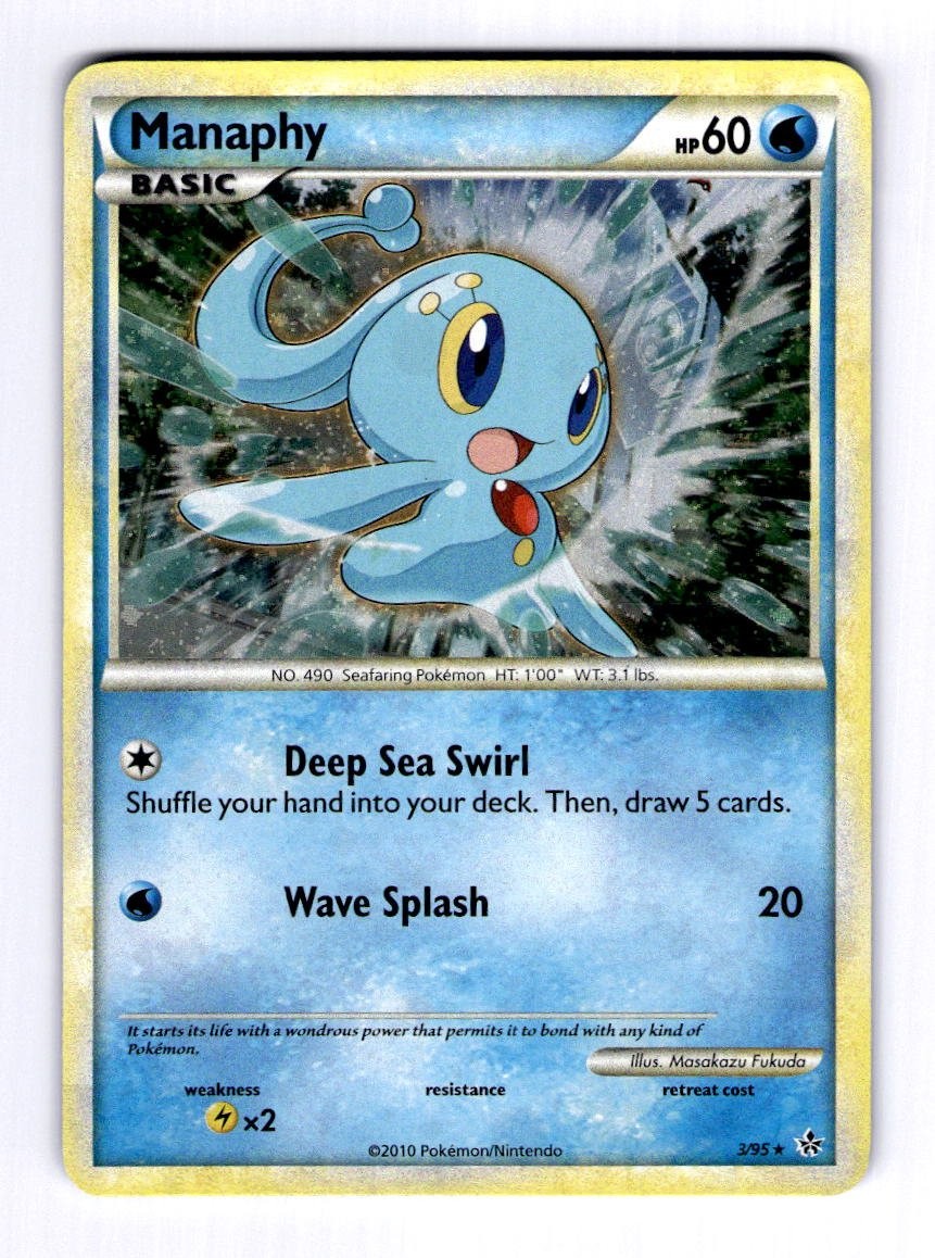 Manaphy Unleashed #3 (2010) Holo NM Pokemon