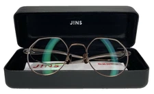 JINS UTF-23A-051AA Eyeglass Frames Copper Flexible Lightweight Unisex 48-21-140