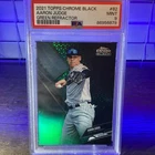 2021 Topps Chrome Black Aaron Judge #82 Green Refractor /99