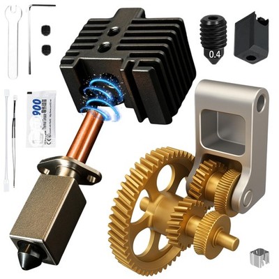 Upgrade KIT für Bambu Lab 3D-Drucker P1P P1S X1 X1C X1E I Extruder Gear Zahnrad