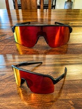 Oakley Sutro Shield Sunglasses Matte Black w/ Red Prizm Lens