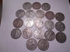 One Roll of Older Walking Liberty Half Dollars