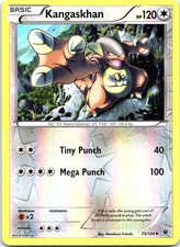Kangaskhan 75/124 Uncommon Fates Collide Pokemon Reverse Holo Near Mint