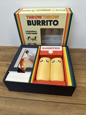 Exploding Kittens & Throw Throw Burrito Spielpaket Lot Familie Weihnachtsspiele