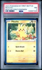 Pikachu First Pokemon My First Battle Pikachu Deck Pokemon PSA 7