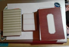 306 Journaling Cards Lot -3 Sizes - Scrapbooking, Pocket Pages, Junk Journals