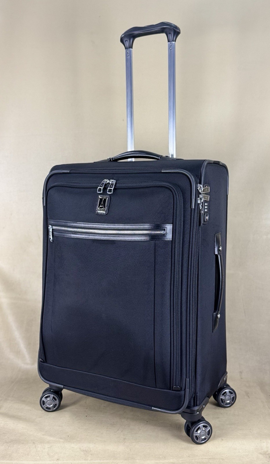 Travelpro Platinum Elite 25" Expandable Spinner Medium Check-In Black Suitcase