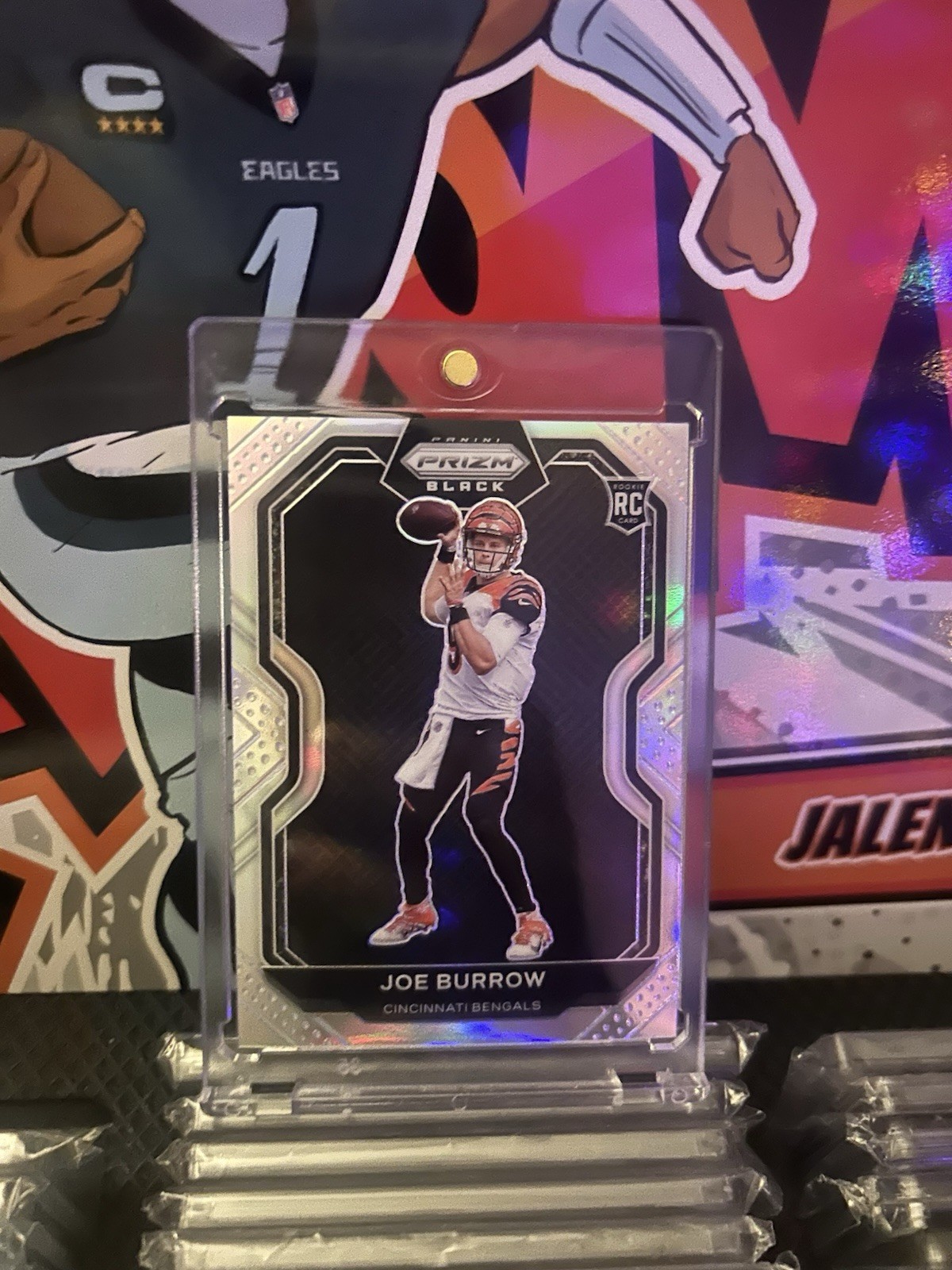 2020 Panini Chronicles - Prizm Black Joe Burrow #PB-1 Silver (RC)