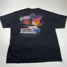 Vintage Lowrider Summer In The City Black Tee Shirt Mens Sz Xl